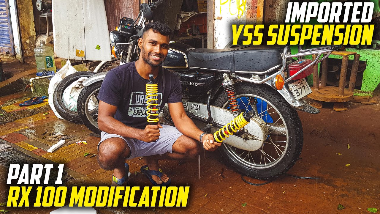 RX100 Modification Part 1 : Installing Gladiator Swingarm & YSS Suspension 🔥