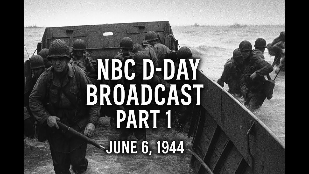 NBC D-Day Broadcast | June 6, 1944 – The World Holds Its Breath (Part 1)