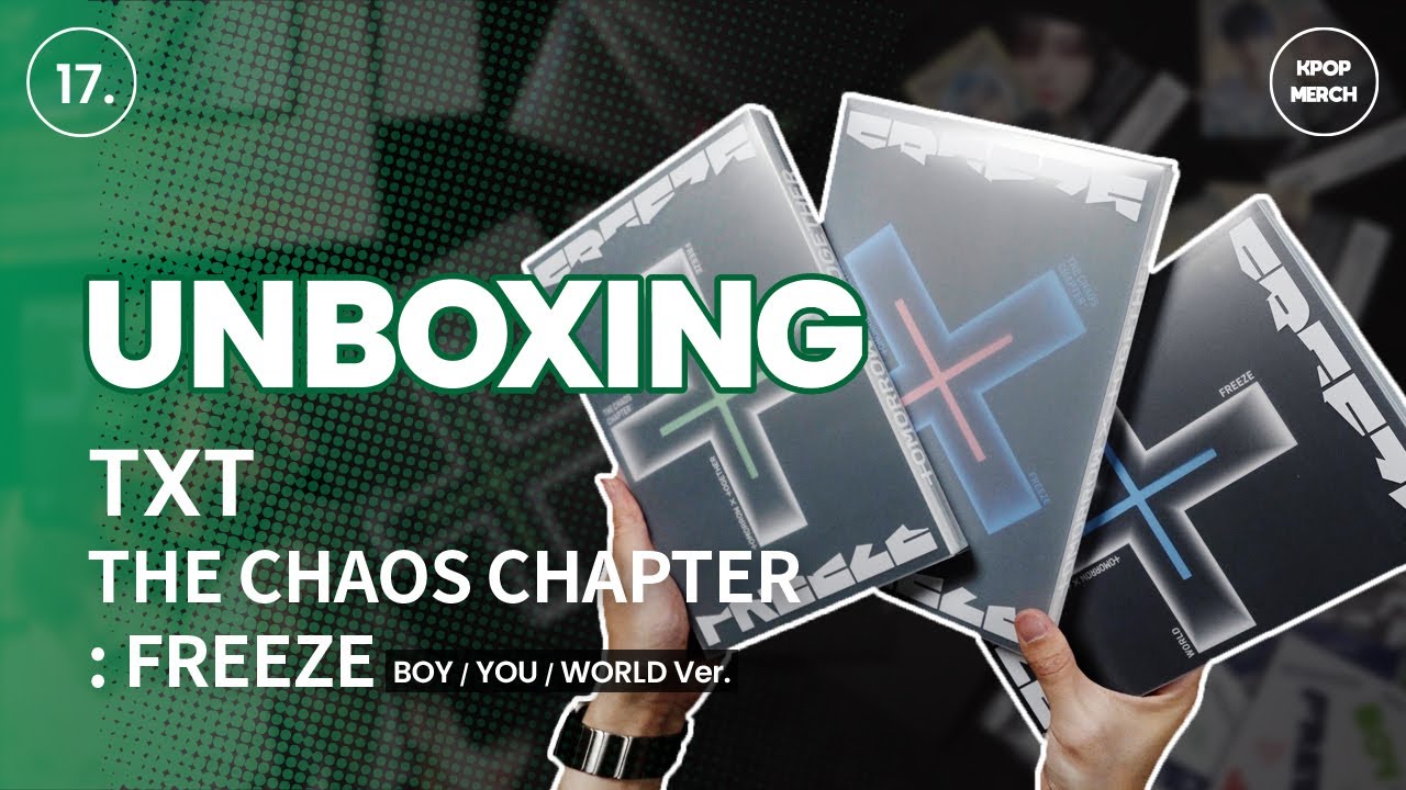 UNBOXING Tomorrow X Together TXT 2nd Album THE CHAOS CHAPTER: FREEZE 투모로우바이투게더 2집 앨범 혼돈의 장 개봉기