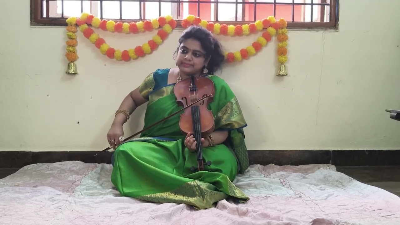 Shivaratri violin series | day 7 of 10 |kana vendamo- violin by Shraddha Ravindran 