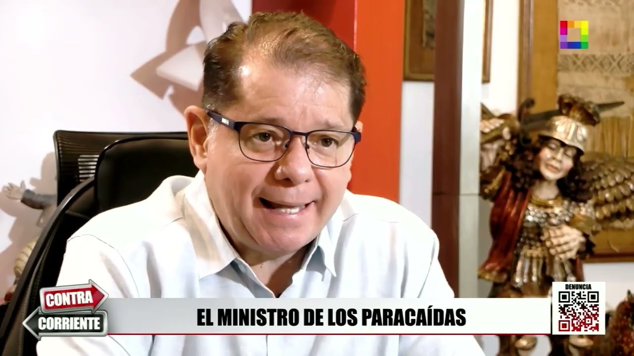 Contra Corriente - MAR 19 - EL MINISTRO DE LOS PARACAÍDAS | Willax