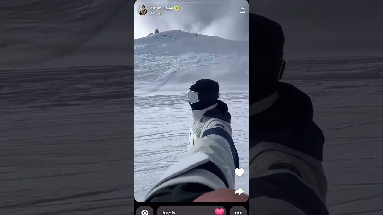 سنابات عشق في كورشوفيل🇫🇷 الجيب اندفن من الثلج❄️ وجالسين يعيشون آخر لحظات الوداع 💔