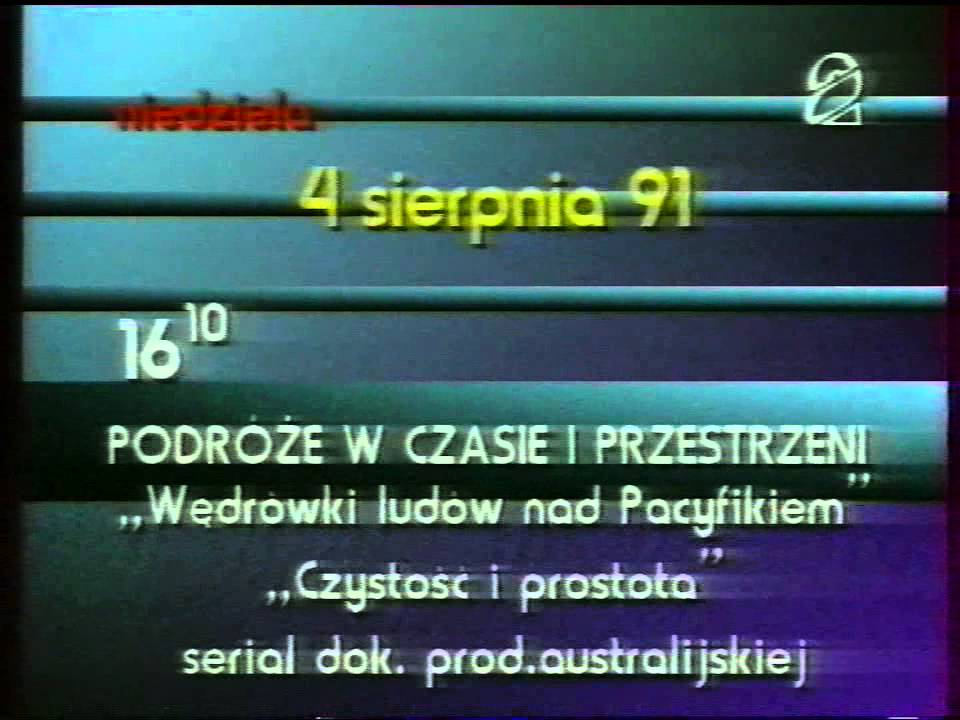 Program Drugi - Program dnia na 4.08.1991