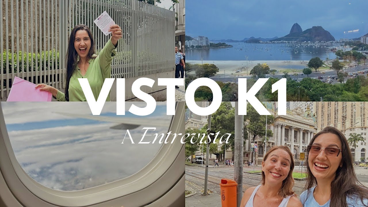 Minha Entrevista Visto K1 🇺🇸| Viagem ao Rio de Janeiro