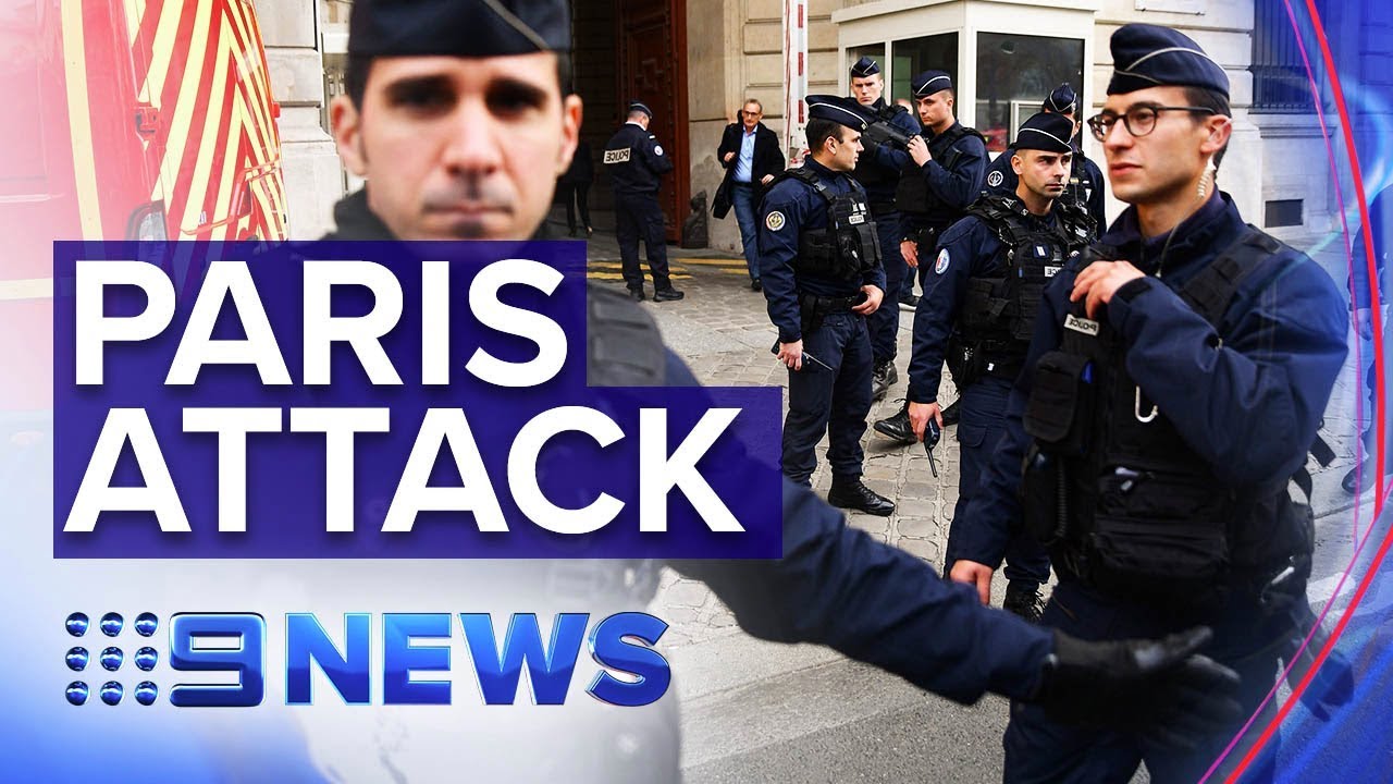 Four police officers killed in Paris knife rampage | Nine News Australia