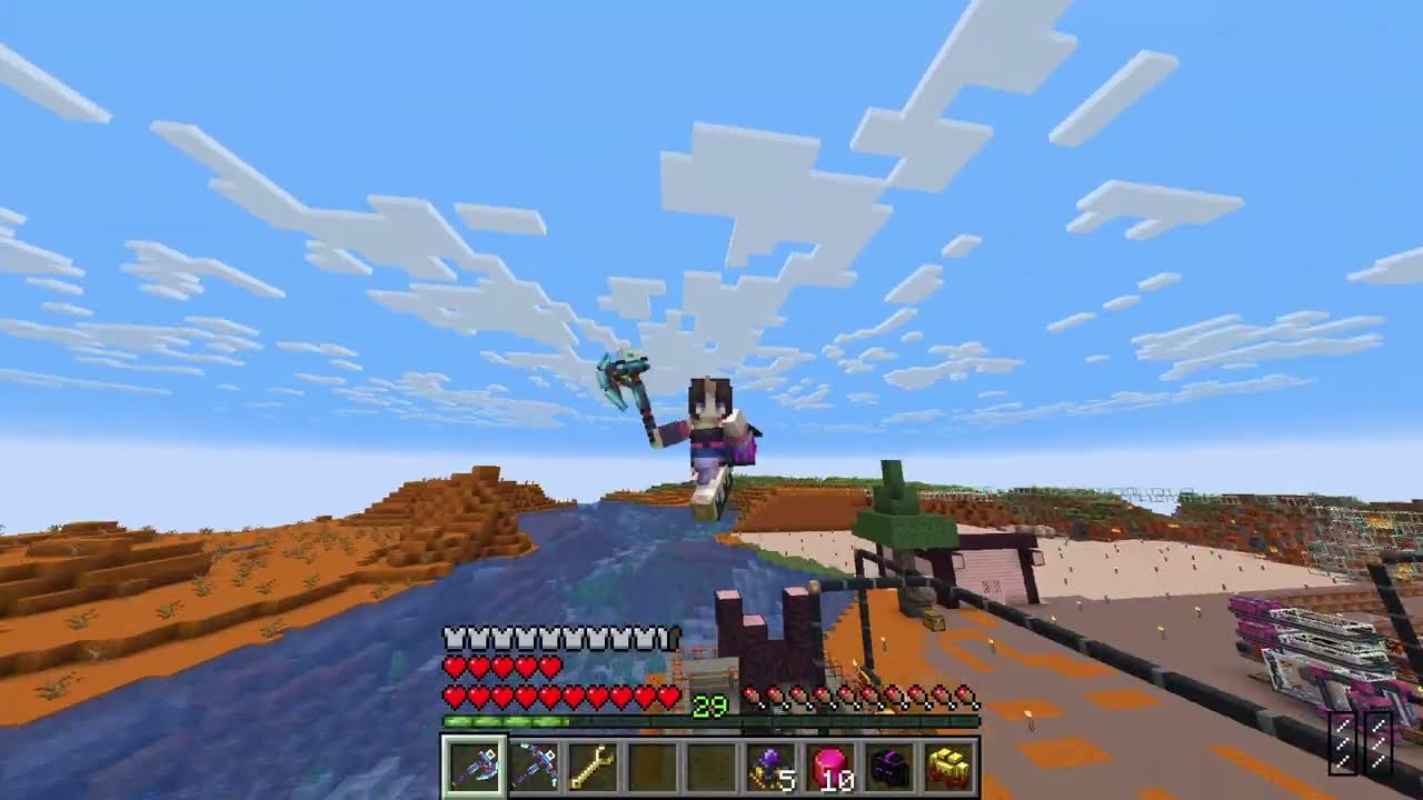 Obtaining Creative flight in Minecraft Oritech!