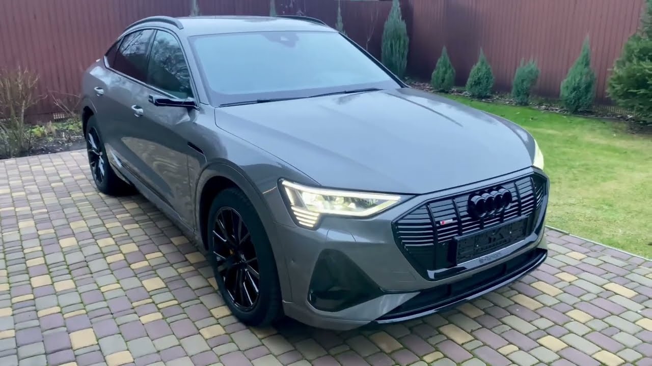 Продаж🇺🇦Audi Etron50 2022 Sportback Black Edition B&O Matrix Digital 45km Evropa 