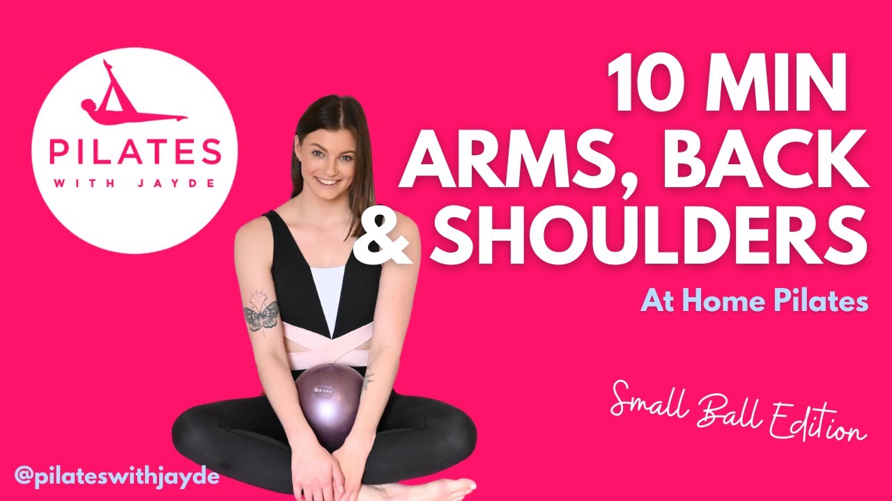 10 MIN ARMS, BACK & SHOULDERS WORKOUT | SMALL BALL EDITION | At-Home Pilates (Intermediate)