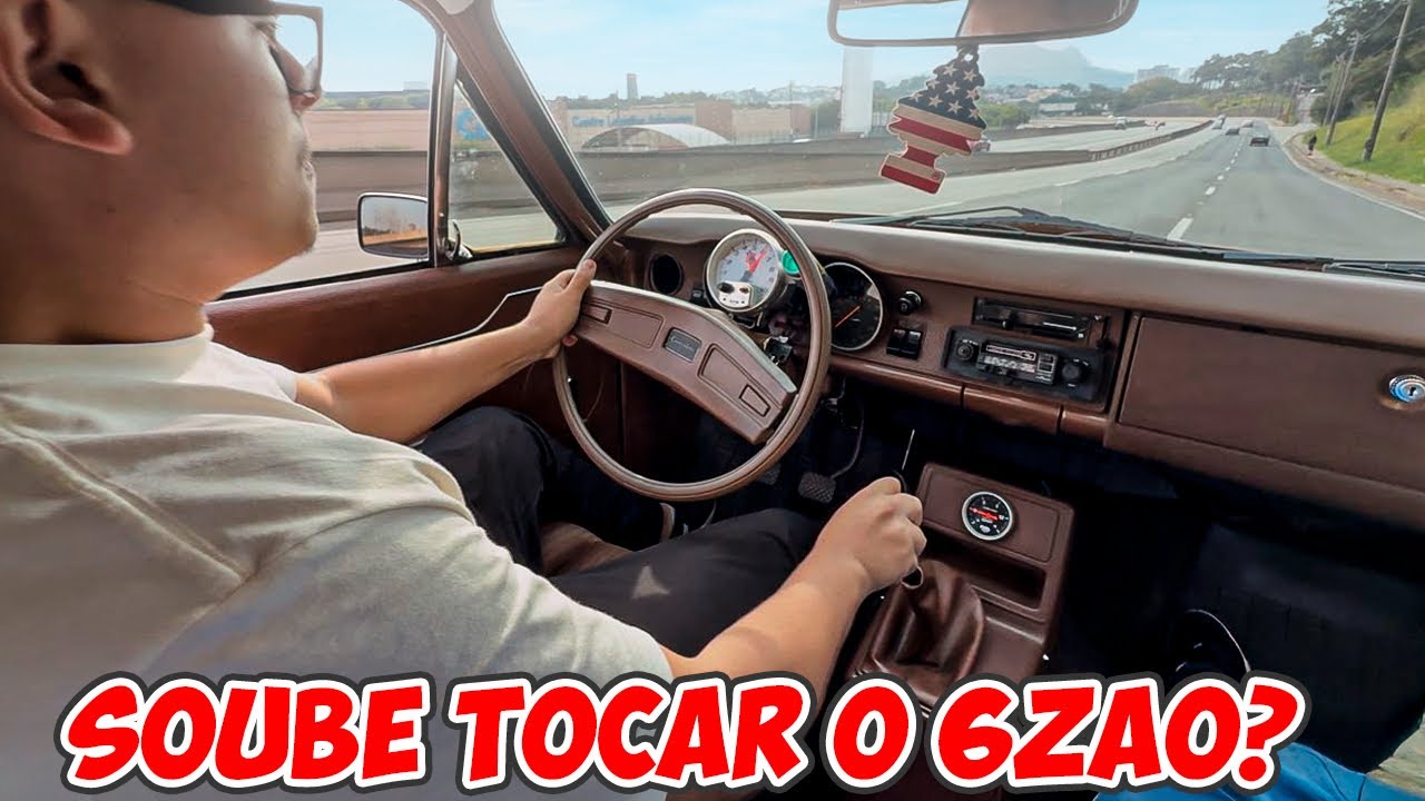 DEIXEI O NHONHO ACELERAR A CARAVAN MARROM!