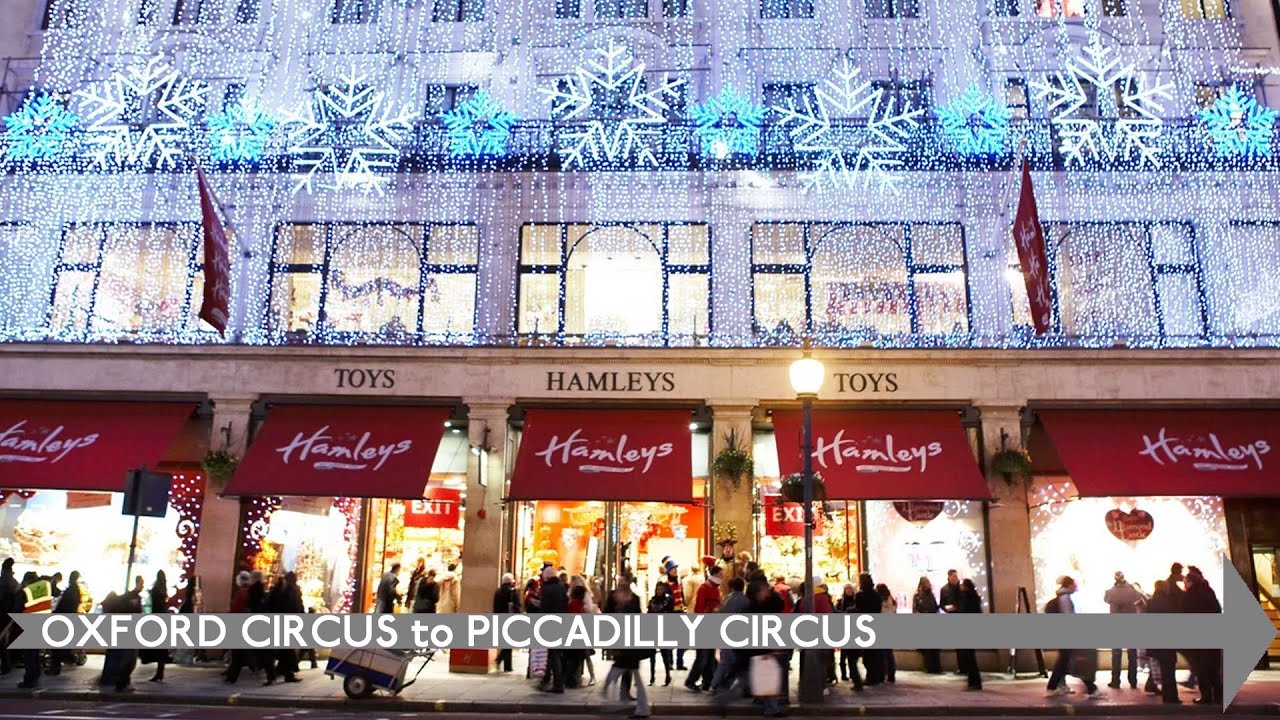 The Christmas lights of Regent Street