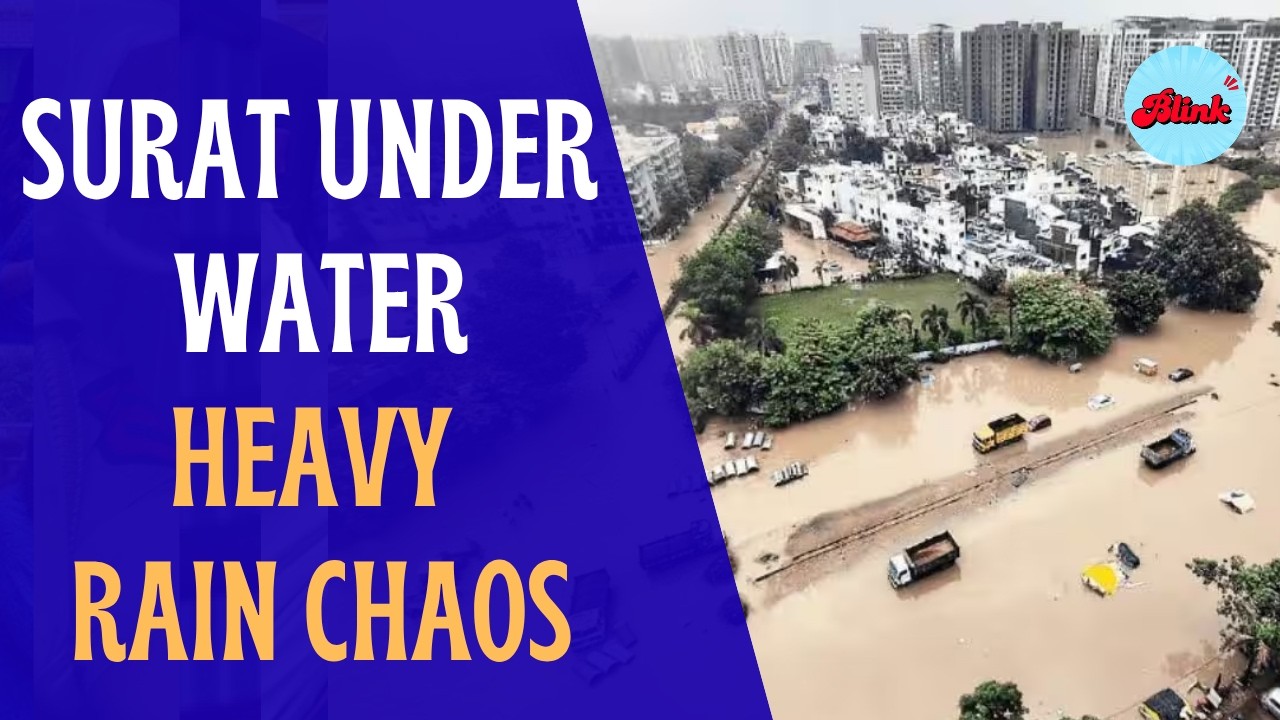 Surat Flooded After Heavy Rain | Waterlogging Disrupts Normal Life Across the City