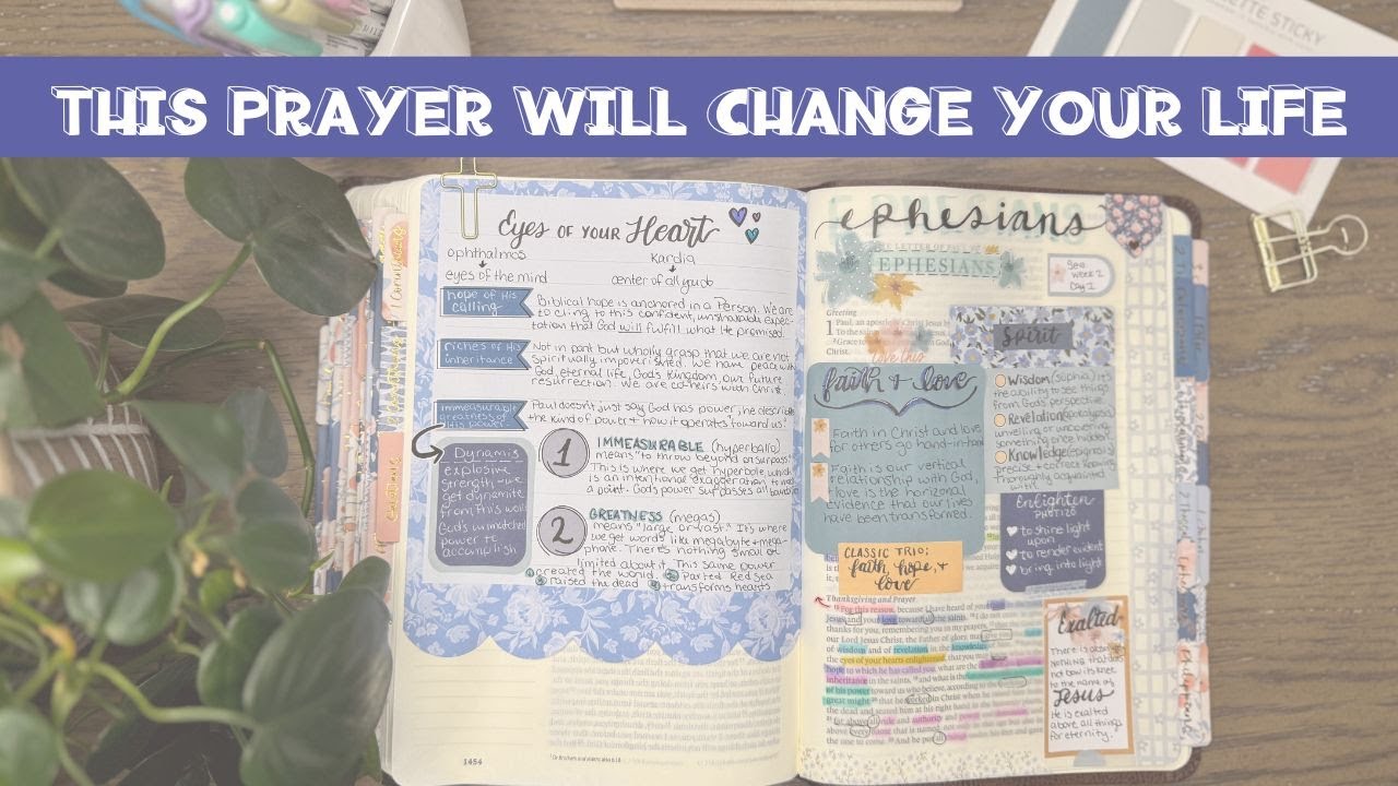 A Powerful Prayer Everyone Should Pray & Understand | Verse-by-Verse Bible Study of Ephesians 1