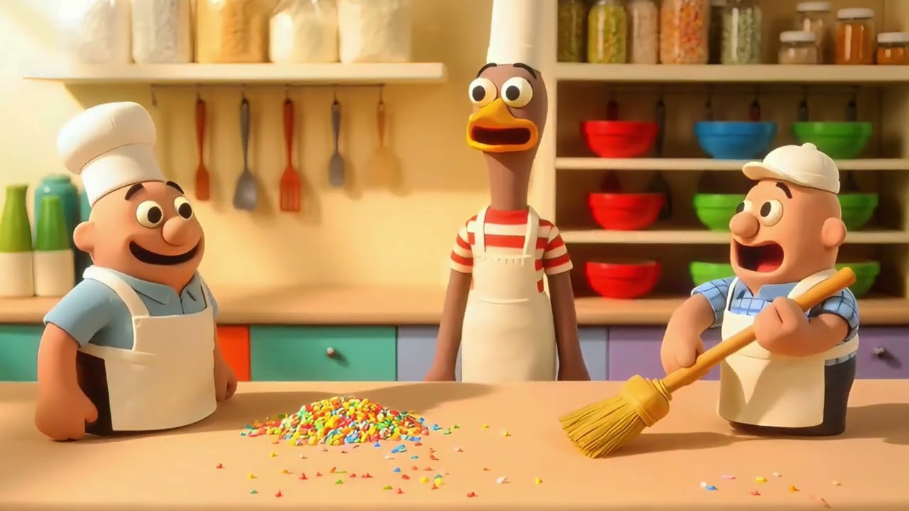 Cooking with friend | Clay animation