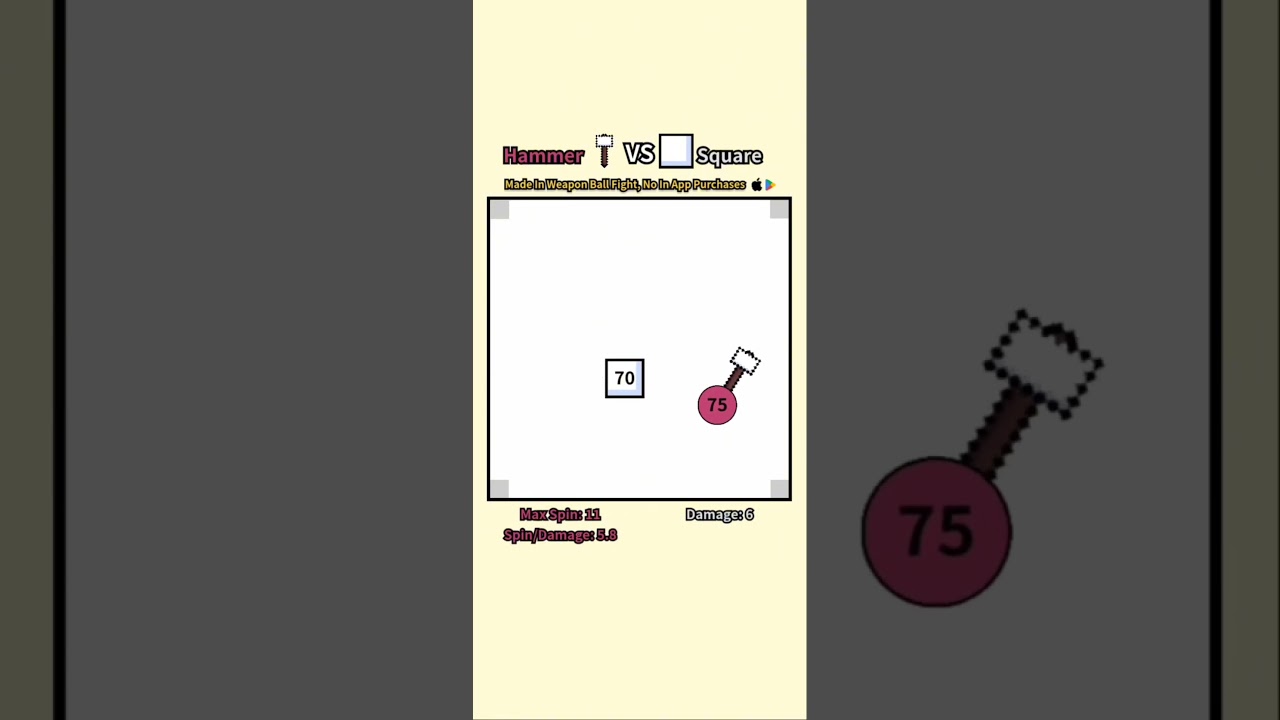 Hammer VS Square epic ball fight