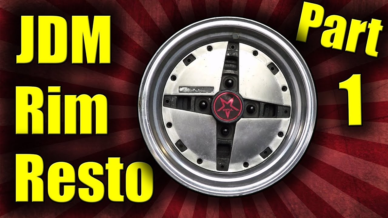AE86 Project | DIY JDM Wheel Restoration - Part 1 - Hoshino Impul D-01 Silhouette