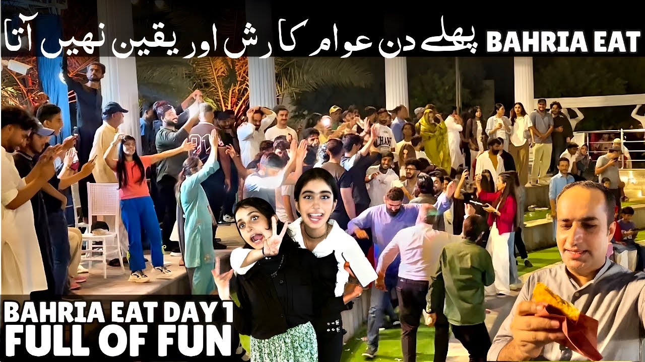 Bahria Eat Festival Day 1 Huge Crowd at Central Park Bahria Town 😍
