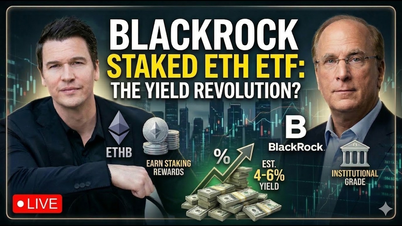 BlackRock Launches First Staked Ethereum ETF — While $STRC is $MSTR's Trillion Monster