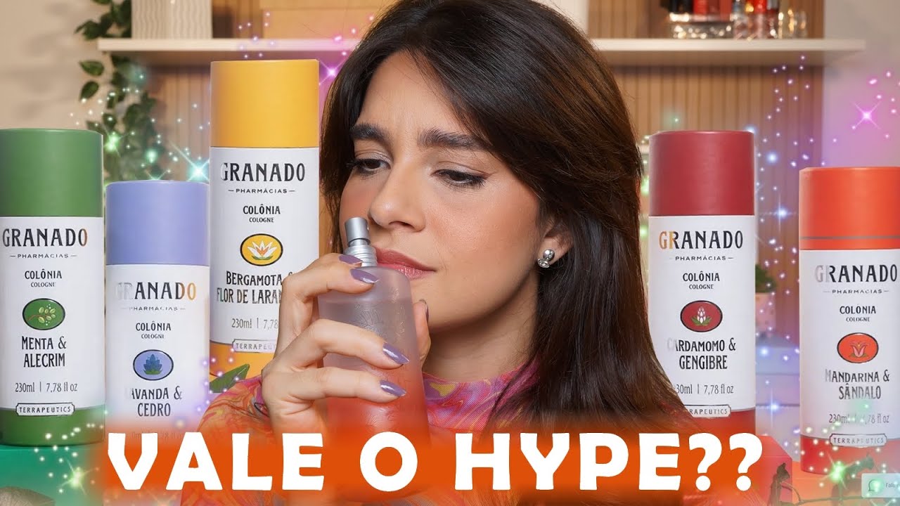 O PERFUME VIRALIZADO DA GRANADO: Testei todas as colônias da linha Terrapeutics! Vale os R$86???