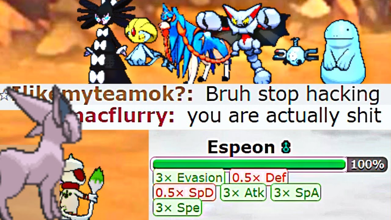 STORED POWER ESPEON Sweeps TOXIC SALTY NOOBS - Funny Pokemon Showdown Salt!