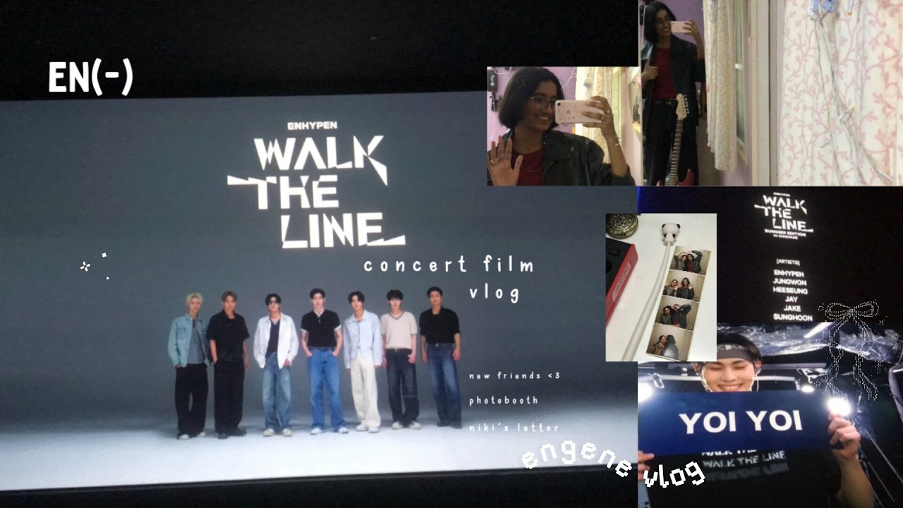 ‎♡₊˚ engene vlog—new concert film, new friends, photobooth ‎‹3 • viasdrafts