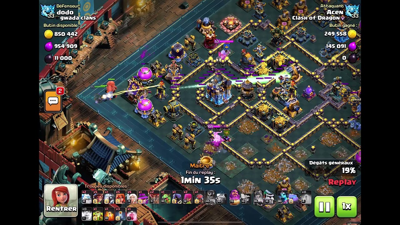 E33 Ranked - TH16 vs TH18 Master - Acen