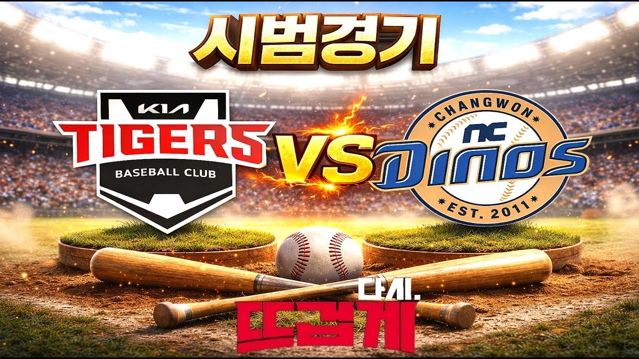 [기아 vs NC] 3월 16일 월요일 KIA vs NC 시범경기 창원 