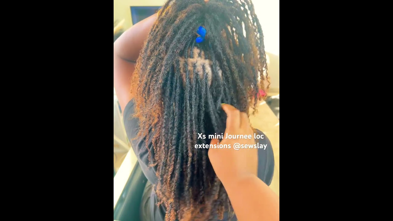Xs mini Journee loc extension #loc #hair #locextensions #extensions #contentcreator #locjourney