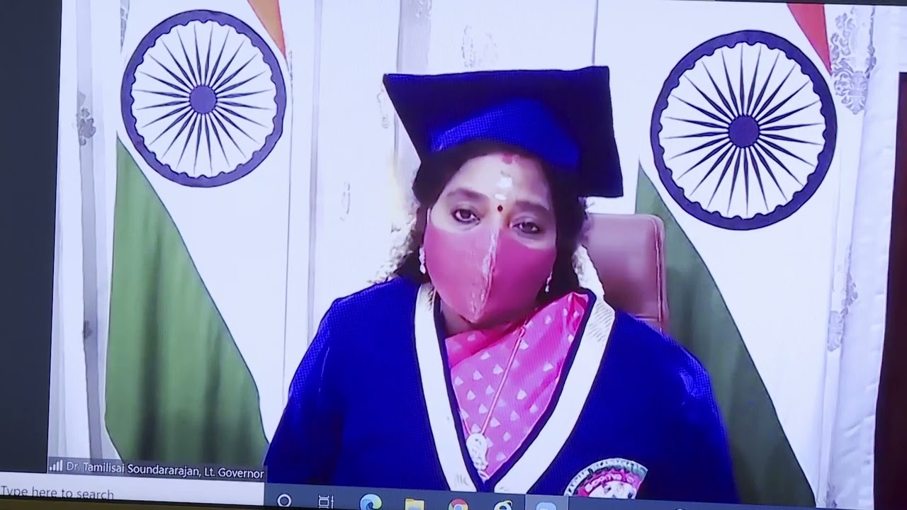 As Chancellor, presides over the 1st convocation of  (SKLTSHU), Mulugu, Siddipet District.