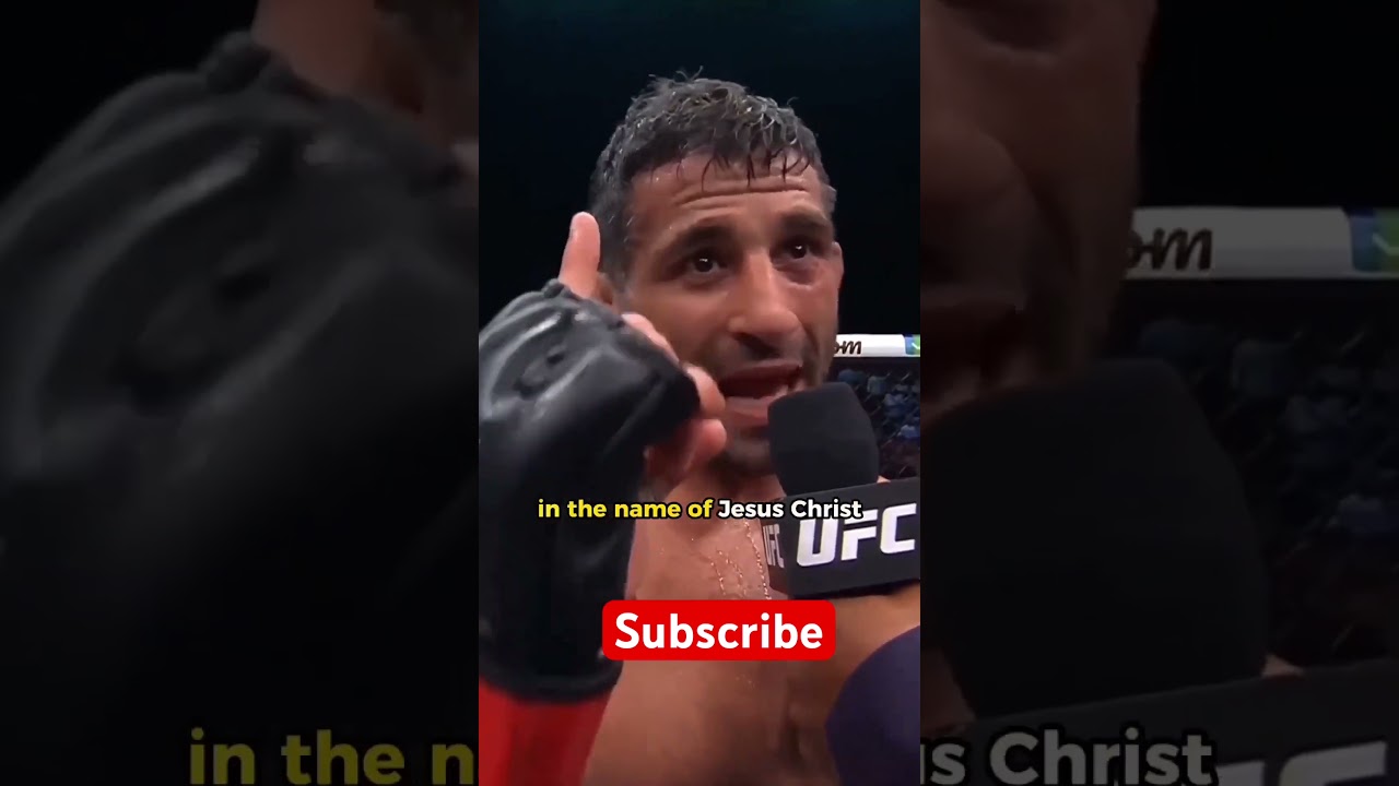 Иранский боец ​​UFC делится своей верой в Иисуса 🤯 