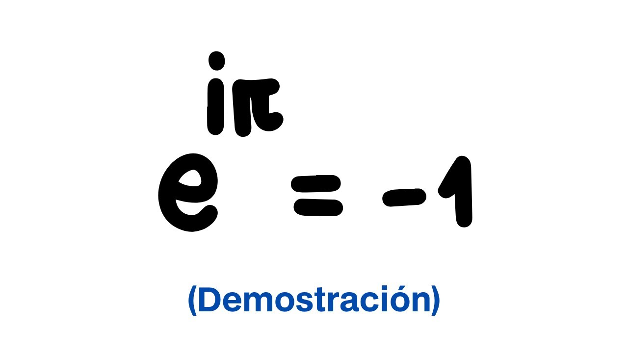 La Fórmula MÁS BELLA de las Matemáticas - La Fórmula de Euler
