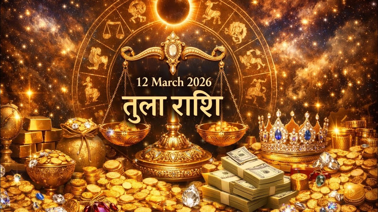 तुला राशि 12 मार्च 2026 |Tula Rashi 12 March 2026 | Aaj Ka Tula Rashifal |#Libra Horoscope