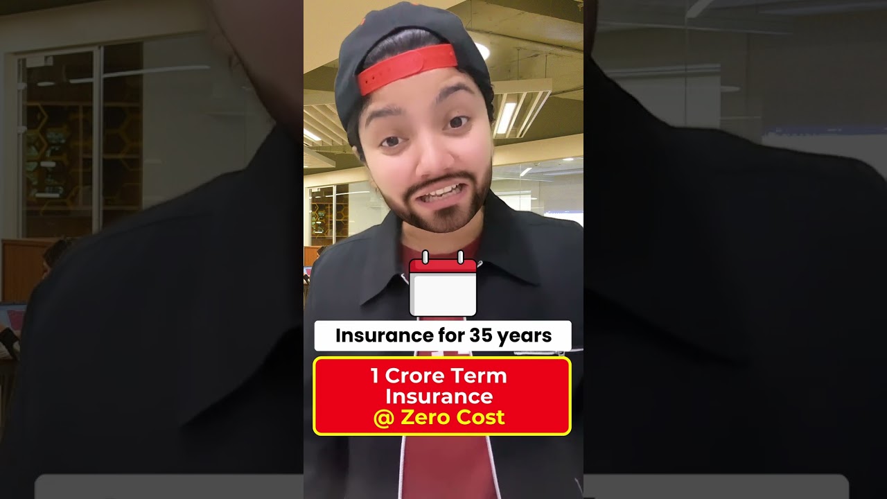 1 Crore Term Insurance at Zero Cost 😱