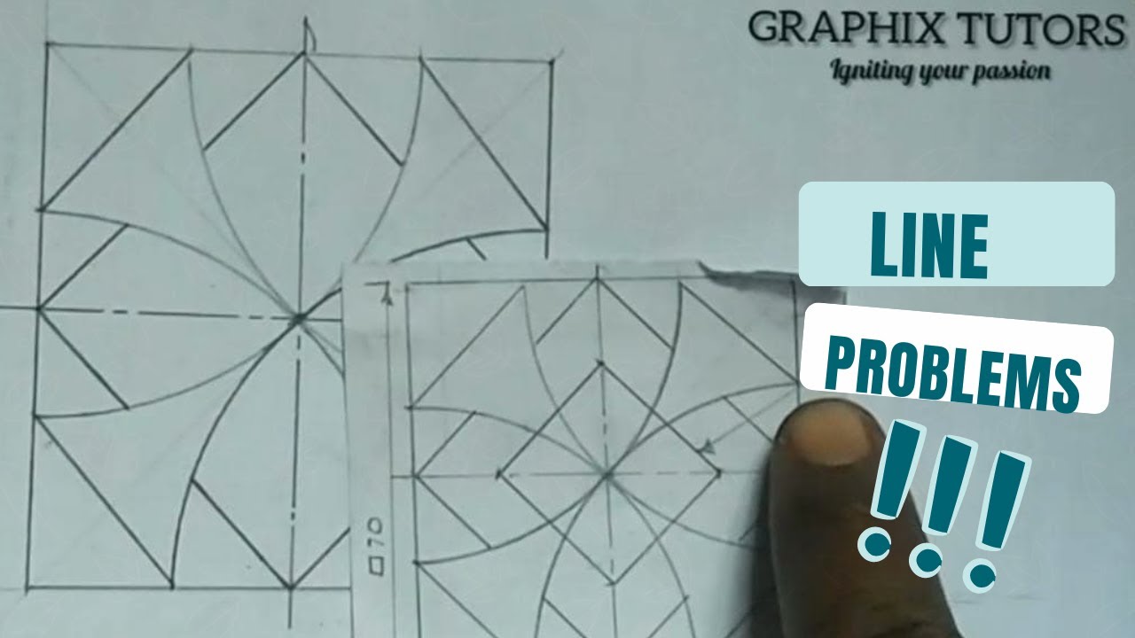line problems (technical drawing)pt 3