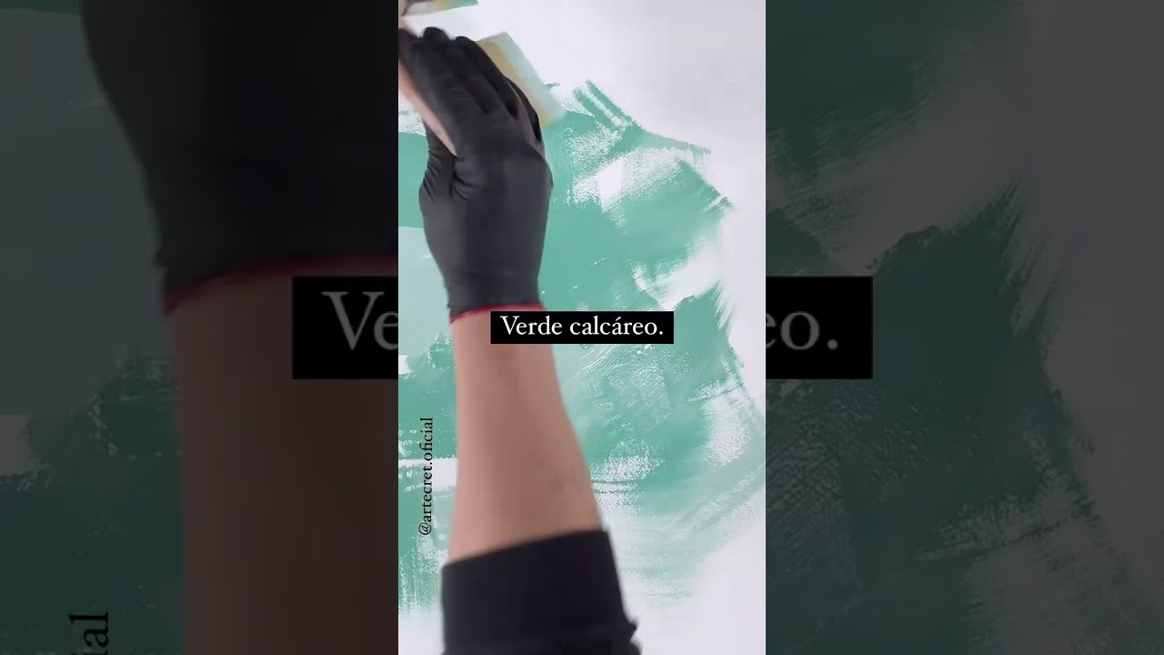 Efecto esfumado con pintura ArteLatex y pinceleta doble #artecret #colores #tendencia #pintura