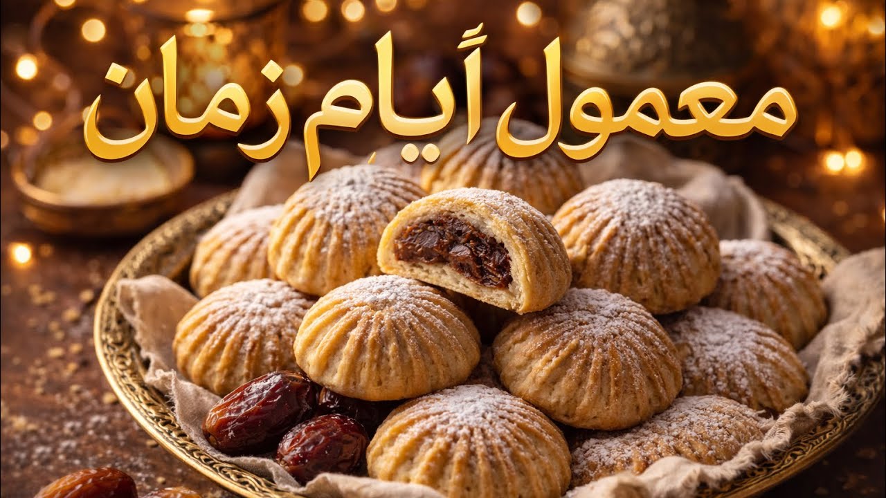 معمول تمر العيد  🌹متل ايام زمان