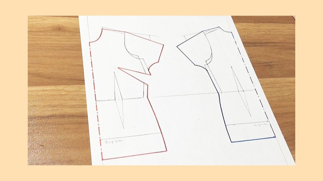 Tutorial - Cara Membuat Pola Lengan Setali