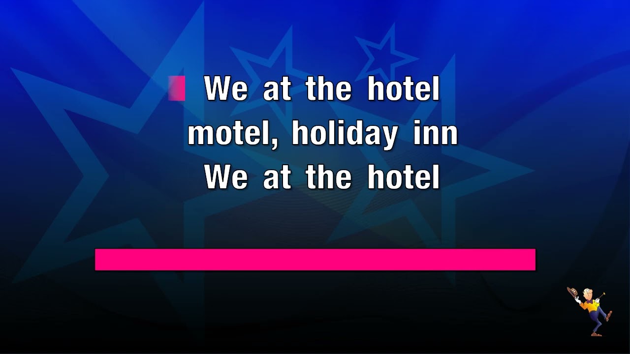 Hotel Room Service - Pitbull (KARAOKE)