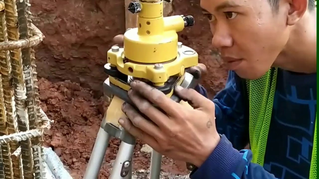Cara Marking Kolom Pedestal, Menggunakan Total Stations Topcon