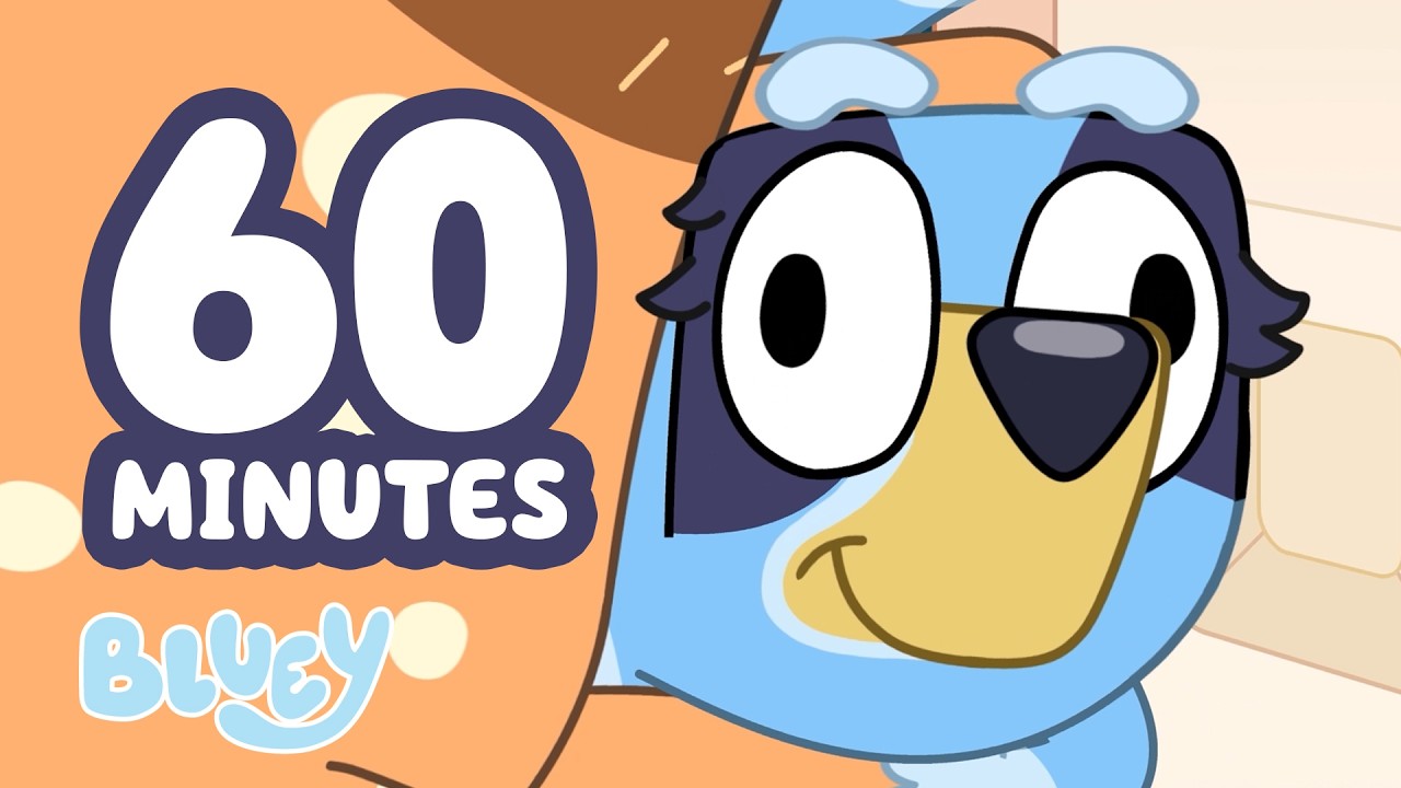 🔴LIVE: Bluey is Making a Mess in the House! 🤣 | Funny Clips for 60 MINUTES 💙 | Bluey