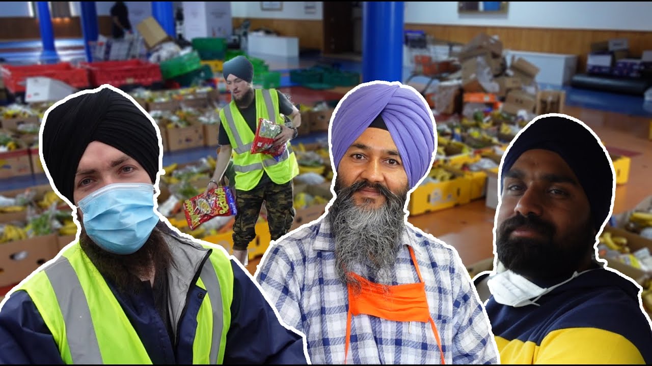 MAKING HUNDREDS OF FREE FOOD PARCELS FOR THE COMMUNITY | COVID 19 SEWA & RELEIF *Waheguru Ji*