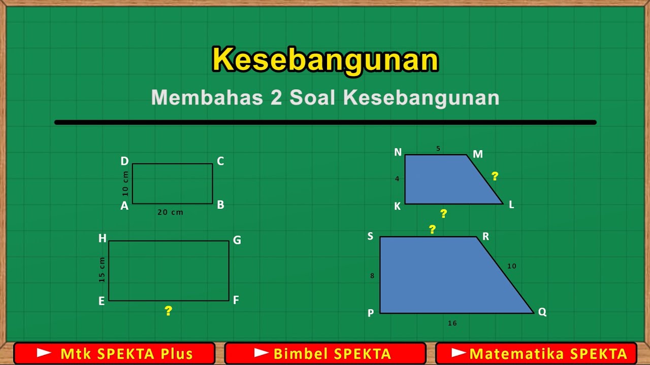 Kesebangunan. Membahas Dua Soal Kesebangunan