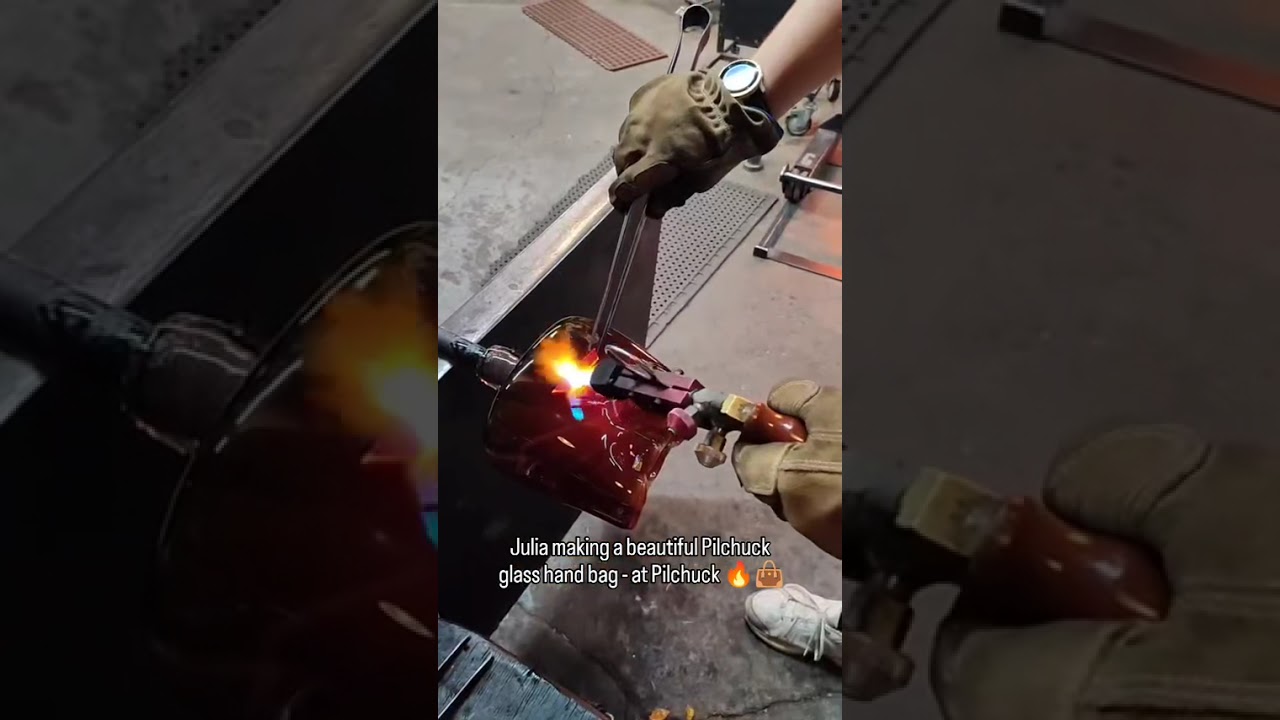 Crafting a Stunning Glass Handbag at Pilchuck Glass School!