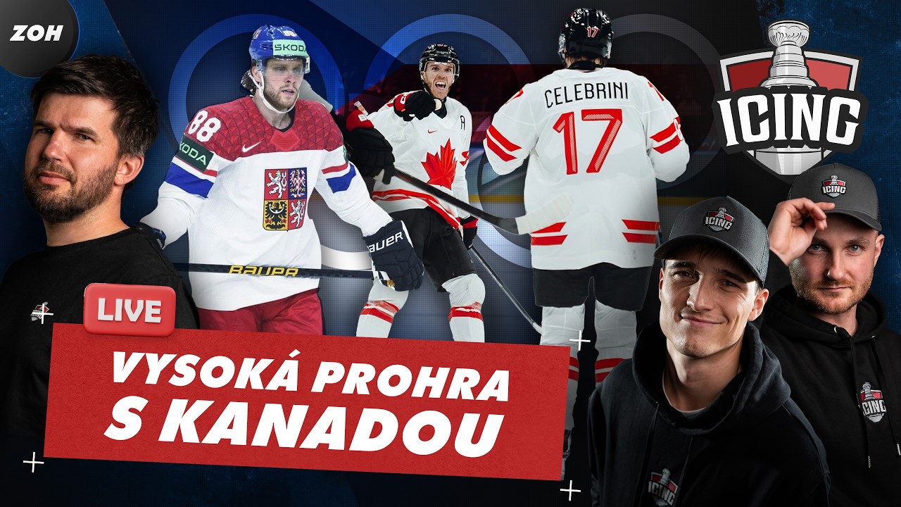 Vysoká prohra! Česko dostalo od Kanady 0:5! Záznam OH LIVESTREAM 2 | Icing #213