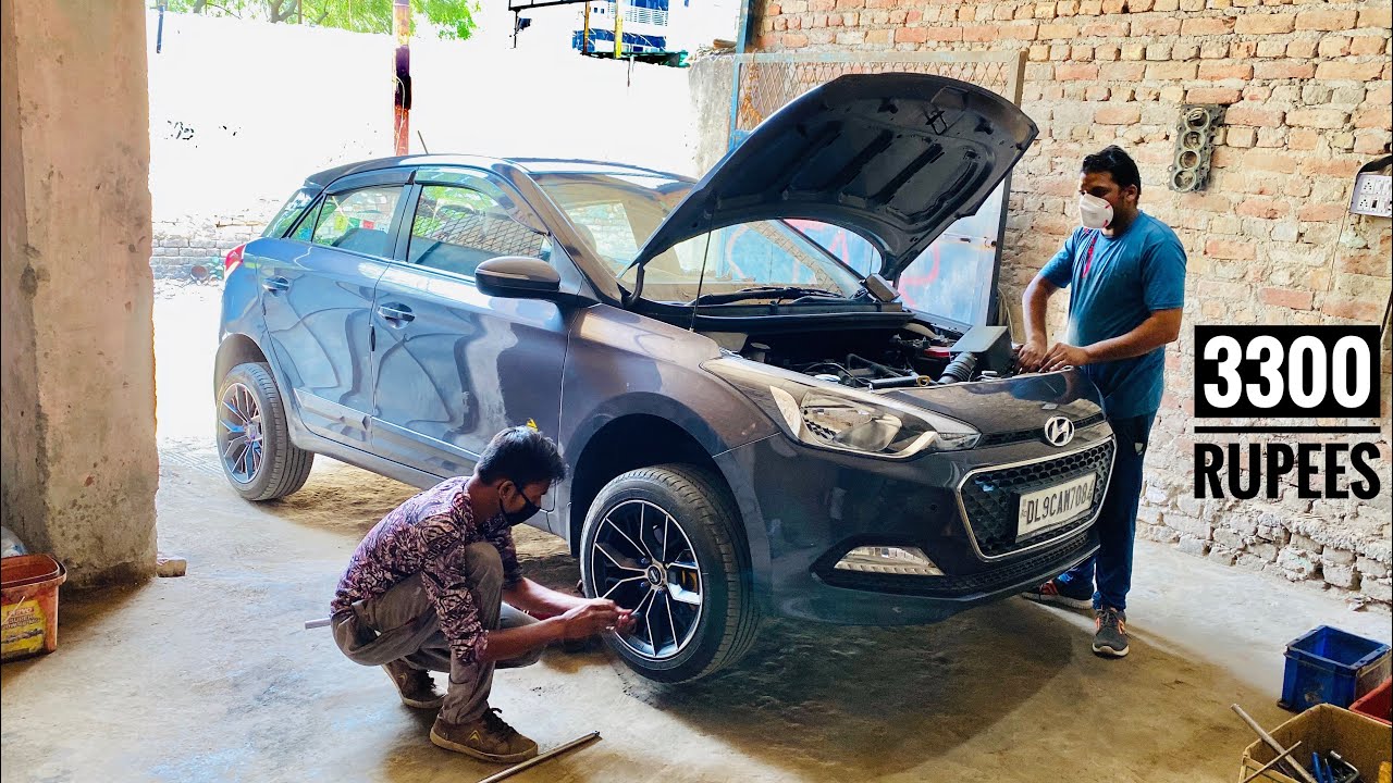 My I20's Service For 3300 Rupees | Modified Hyundai i20 | Musafir's I20 | Hyundai i20 Full Service