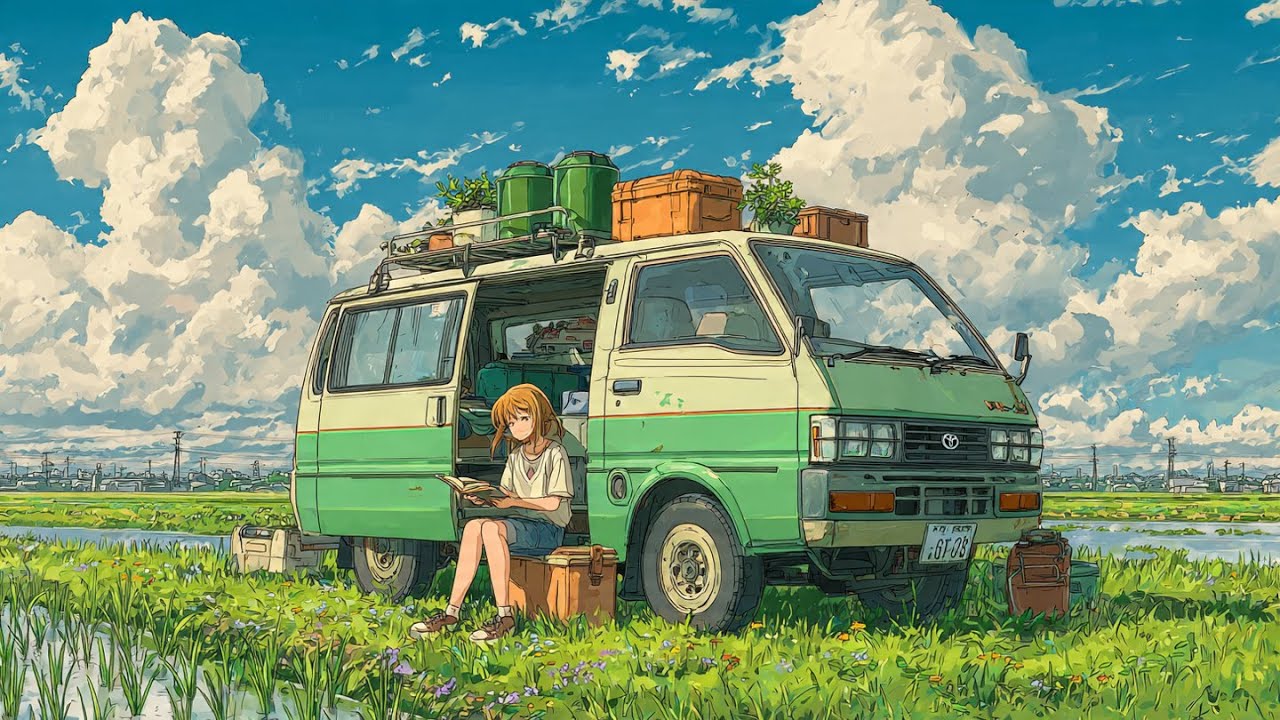 💤 Sleepy Midnight Lo-fi | Soft Calm Beats for Stress Relief