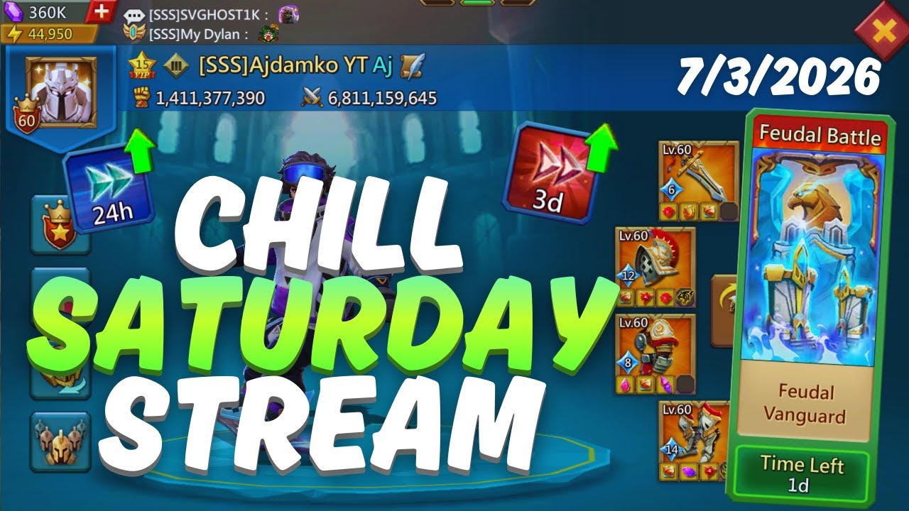 Lords Mobile - Baron Dominion 4 , Troop training and finishing GuildFest !! + Gear Checks