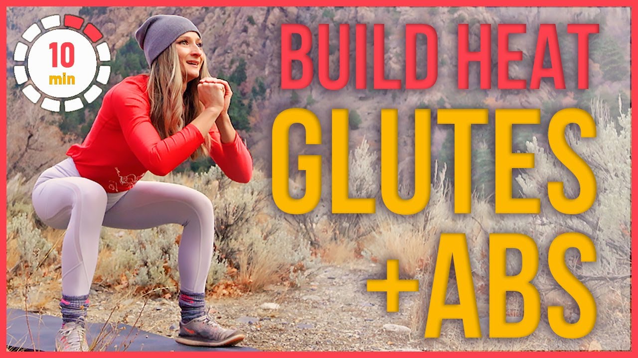 10 MINUTE COLD WEATHER WORKOUT // Build heat. Tone Abs and Glutes | Power Vistas
