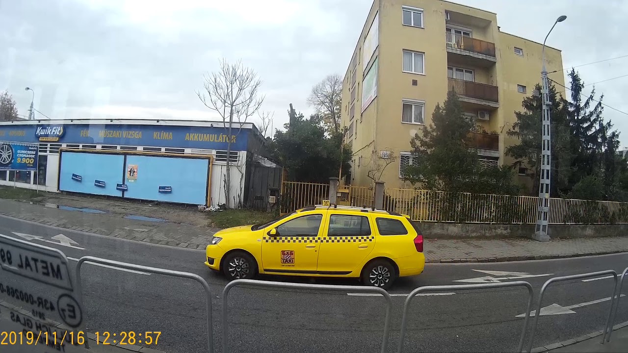 14-es villamossal Lehel tér - Káposztásmegyer