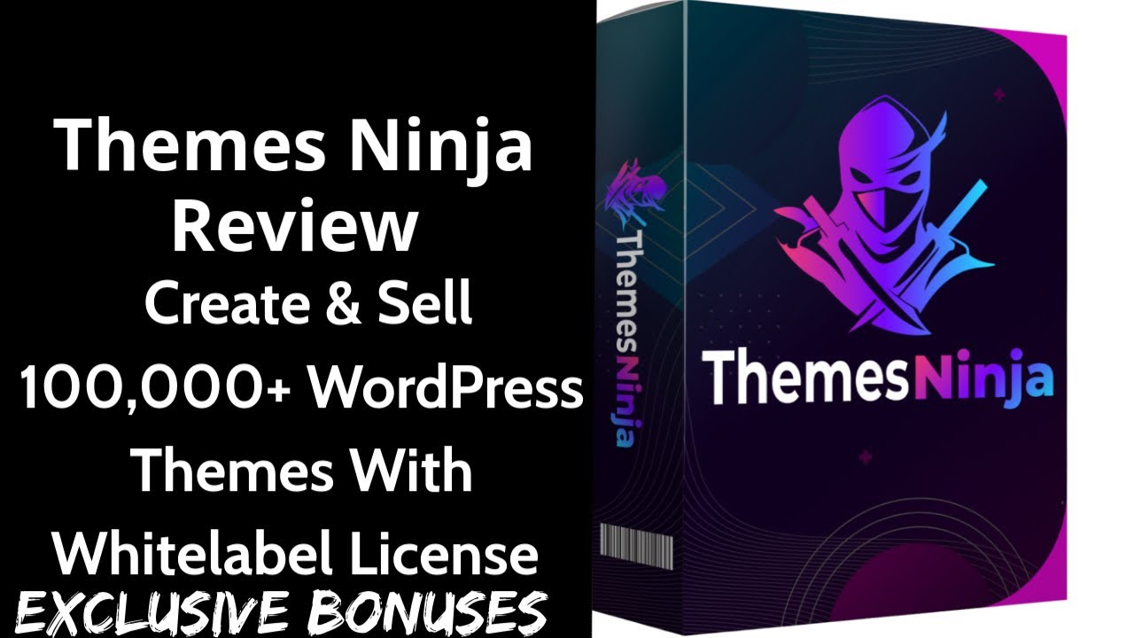 Themes Ninja Review || Create & Sell 100,000+ WordPress Themes With Whitelabel License || Ex Bonus