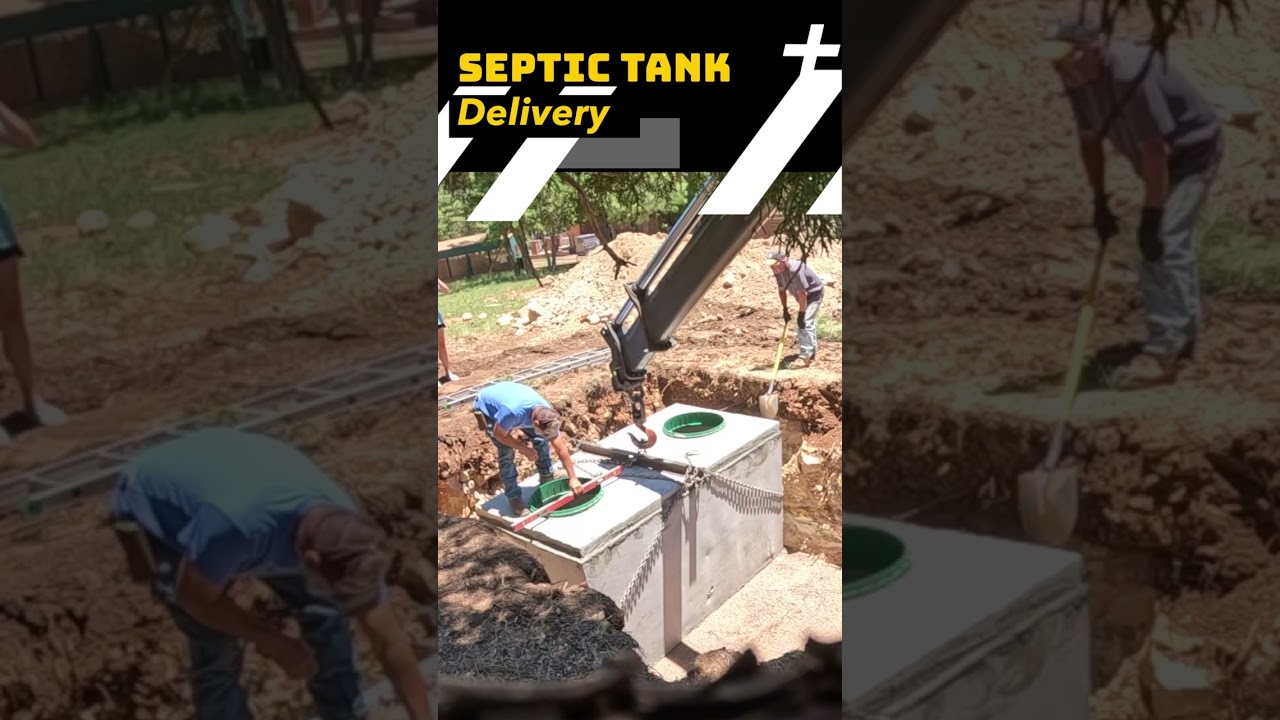 Watch a Satisfying Timelapse of an Alternative Septic Tank Get Delivered and Placed Into the Ground